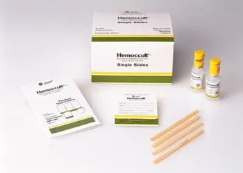 Beckman Coulter - 60152 - Each Case Contains: (10) Boxes of 100 Hemoccult Single Slides (Test Cards), (20) 15mL Bottles of Developer, (1000) Applicators & Instructions