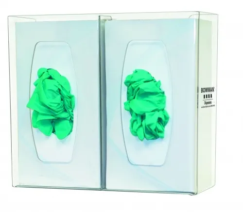 Bowman Manufacturing Company - GL020-0111 - Glove Box Dispenser - Double With Divider - Three Way Keyholes