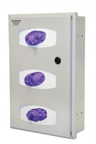 Bowman - From: RE101-0012 To: RE302-0012 - Manufacturing Company Semi recessed Face Mask & Tissue Dispenser