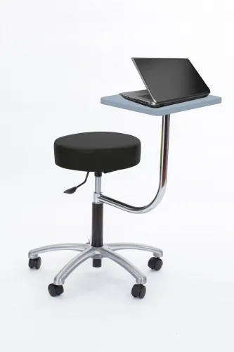 Brandt Industries From: 14111 To: brt14112gnm - Stool with attached 360 degree laptop desk