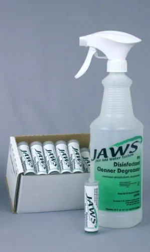 Canberra - JAWS - From: JAWS-3805-46 To: JAWS-9080-35 -   Surface Disinfectant Cleaner Quaternary Based  9000 Series Chemical Dispensing System Liquid Concentrate 64 oz. Cartridge Ocean Breeze Scent NonSterile