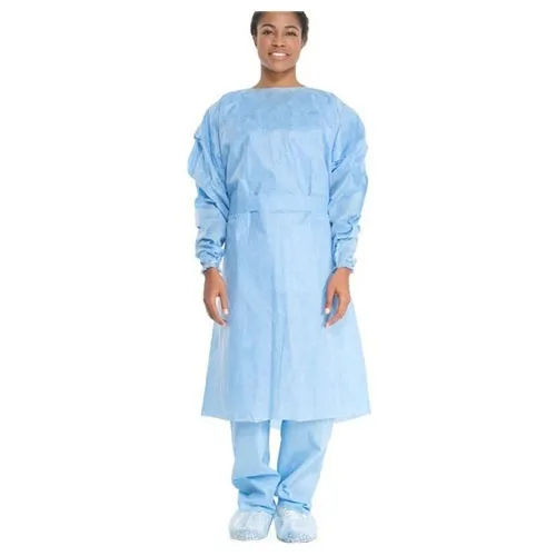 Cardinal Health - Med - 2200PG - Lightweight Isolation Gown, Blue, Universal