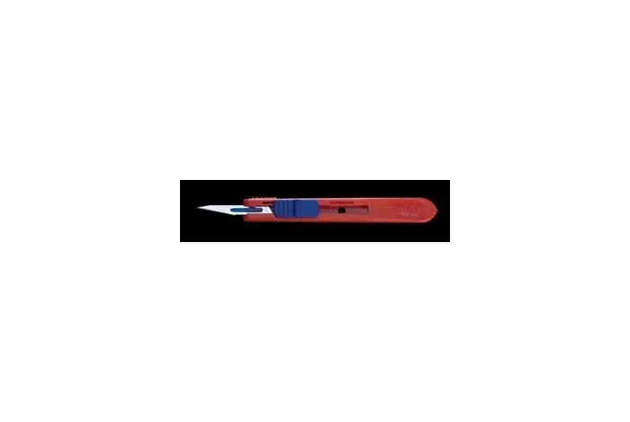 Cincinnati Surgical - 06S11 - Safety Scalpels  Stainless Steel  Red Handle  Size 11p  Disposable  Non-Sterile  50-bx -DROP SHIP ONLY-