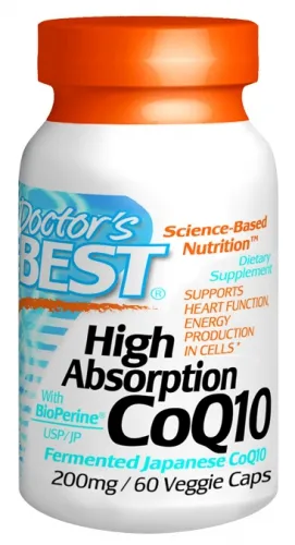 Doctors Best - D111 - High Absorption CoQ10 200mg