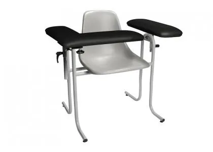 Dukal - 4381-F - Chair, Steel Frame, Vinyl Seat, Formica Flip Arm, 300 lb Weight Capacity (DROP SHIP ONLY)