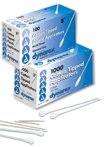 Dynarex - From: 3075 To: 3078 - Cotton Tipped Applicators 6  Sterile