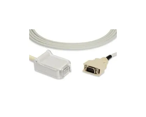 Cables and Sensors - E704M-150 - SpO2 Adapter Cable, 110cm, Masimo Compatible w/ OEM: 01-02-0903, 11171-000024, 8000-0298, 2017 (LNC-4), 0012-00-1652 (DROP SHIP ONLY) (Freight Terms are Prepaid & Added to Invoice - Contact Vendor for Specifics)