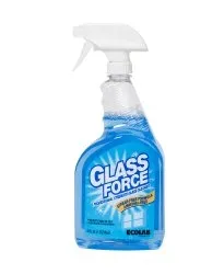 Ecolab - Glass Force - 6125798 - Glass Force Glass / Surface Cleaner Non-Ammoniated Pump Spray Liquid 32 oz. Bottle Floral Scent NonSterile