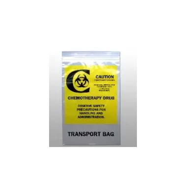 Elkay Plastics - F40912CTB - Chemo Drug Transport Bag Clear Bag LDPE 9 X 12 Inch