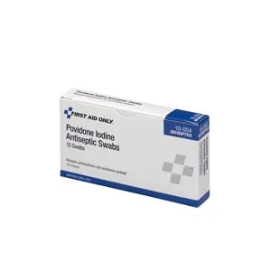 First Aid Only - From: 10-004-001 To: M318 - PVP Iodine Swabs