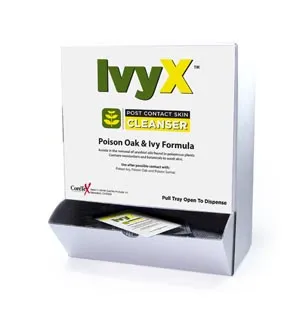 First Aid Only - From: 18-062 To: 18-065 - IvyX Post-Contact Cleanser Packets
