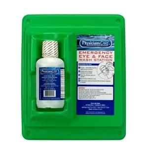 First Aid Only - 90813 - Eyewash Station, (1) 16oz Screw Cap Bottle, w/ ANSI 2015 First Aid Kit (DROP SHIP ONLY - $50 Minimum Order)