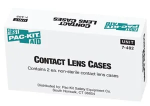 First Aid Only - 7-402 - Contact Lens Case, 2/bx (DROP SHIP ONLY - $50 Minimum Order)