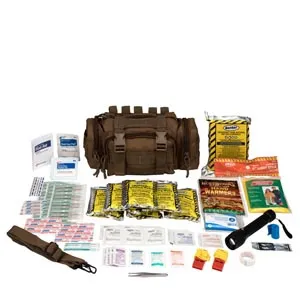 First Aid Only - 90454 - Emergency Preparedness, 1 Person, Tan Fabric bg (DROP SHIP ONLY - $50 Minimum Order)