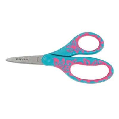Fiskarsmfg - FSK94337097J - Kids/Student Softgrip Scissors, Pointed Tip, 5" Long, 1.75" Cut Length, Assorted Straight Handles