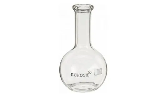 Foxx Life Sciences - From: 4100B16 To: 4100012 - Borosil Flasks, Boiling, Flat Bottom, Ground Glass Neck
