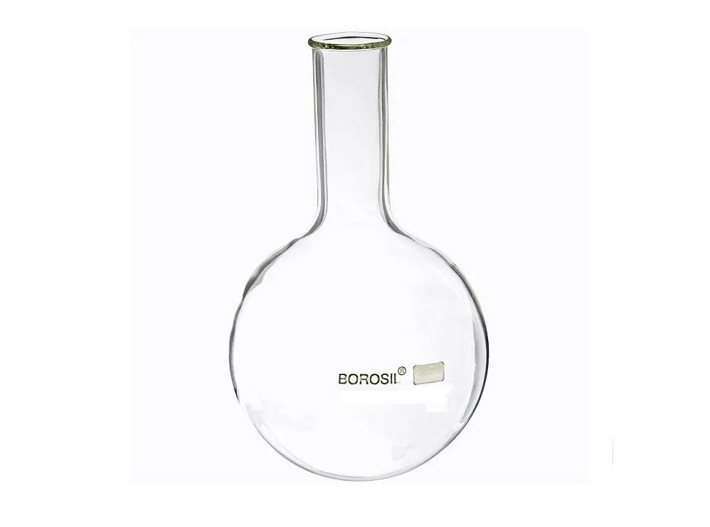 Foxx Life Sciences - From: 4260009 To: 4260040 - Borosil Flasks, Boiling, Round Bottom, Beaded Rim
