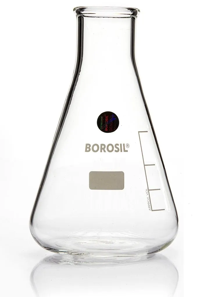 Foxx Life Sciences - From: 4980006 To: 4980033 - Borosil Flasks, Erlenmeyer, Narrow Mouth, Beaded Rim