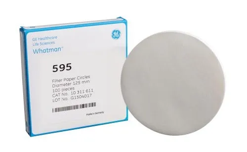 GE Healthcare - From: 10311610 To: 10311687 - Ge Healthcare Grade 595 Qualitative Filter Paper Standard Grade, circle, 110 mm