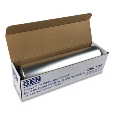 Gen - GEN7120 - Heavy-Duty Aluminum Foil Roll, 12" X 500 Ft