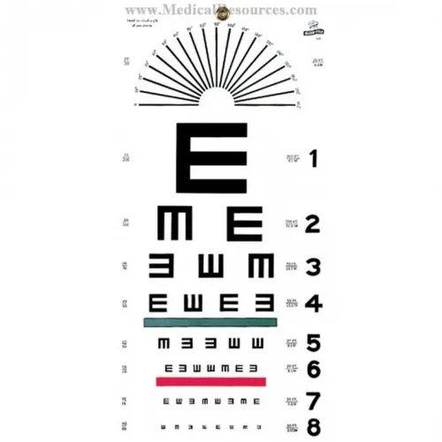 Graham-Field - 1262 - Eye Test Chart Illiterate 20 Grafco Medical/Surgical