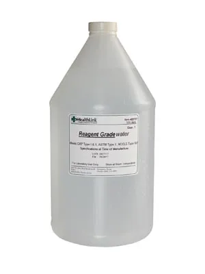 HealthLink - 400707 - Reagent Grade Water, Gallon, (Continental US Only)