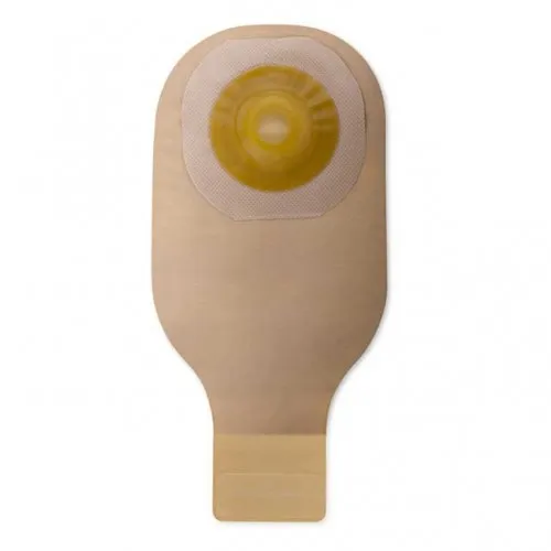 Hollister - From: 8290 To: 8295 - Premier Convex Flextend Drain Pouch With Belt Tab And Tape Border , Beige Lock N Roll, 1"
