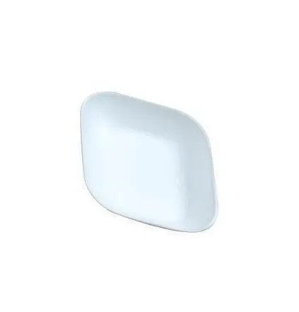 Heathrow Scientific - HS1424B - Weighing Dish Diamond Shape / Flat Bottom White Polystyrene