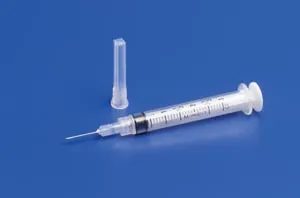 Cardinal Health - 8881513918 - Monoject Rigid Pack Syringe Regular Luer Tip 3 cc, Sterile, Single use, Latex free, 1/10mL Graduation