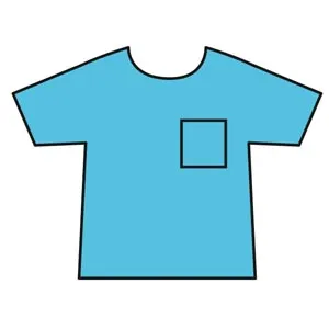 Halyard Health - 69702 - Scrub Shirt, Blue, Large, 48/cs