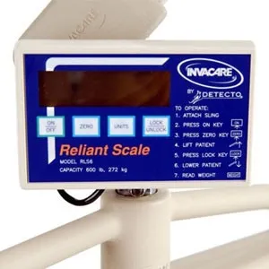 Invacare - RLS6 - Lift Scale Reliant Digital Lcd Display 600 Lbs. Capacity Battery Operated