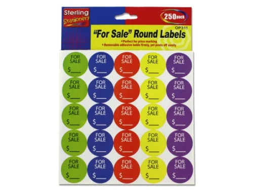 Kole Imports - OP311 - For Sale  Round Sticker Labels