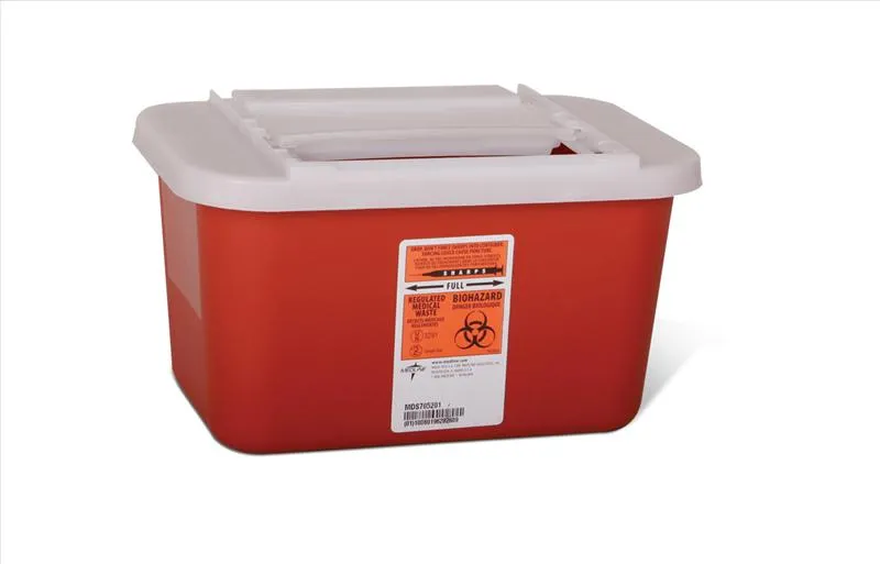 Medline - From: MDS705201 To: MDS705202 - Multipurpose Sharps Containers,4.000 QT