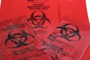 Medegen Medical - 115H - Infectious Waste Bag, 23" x 23" Red, 1.1 mil, 500/cs (64 cs/plt)