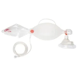 Medline - From: AMB520611000 To: AMB530613001 - Industries Spur Adult Resuscitator Bags with Medium Mask, Port, Latex free