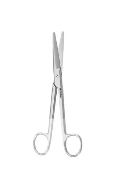 Integra Lifesciences - MeisterHand - MH5-124TC - Dissecting Scissors Meisterhand Mayo 6-3/4 Inch Length Surgical Grade Stainless Steel / Tungsten Carbide Nonsterile Finger Ring Handle Straight Blunt Tip / Blunt Tip