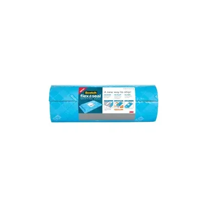 3M Comm - From: MMMFS1520 To: MMMFS1550 - Flex And Seal Shipping Roll, 15" X 20 Ft, Blue/Gray
