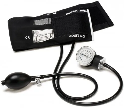 Prestige Medical - 80 - Aneroid Sphygmomanometers - Cotton Cuff Aneroid Sphygmomanometer - Cotton Adult