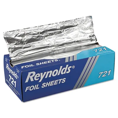 Reynoldsfo - RFP721 - Interfolded Aluminum Foil Sheets, 12 X 10 3/4, Silver, 500/Box, 6 Boxes/Carton