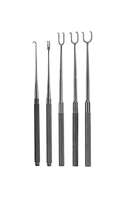 V. Mueller - From: RH1125 To: RH1135 - Nasal Tenacula Hook 6 3/8 Inch Length Stainless Steel