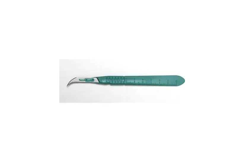 Aspen Surgical - Bard-Parker - 371613 - Products Bard Parker Scalpel Bard Parker Conventional No. 12B Stainless Steel / Plastic No. 4 Handle Sterile Disposable