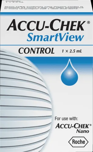 ROCHE DIAGNOSTIC SYSTEMS - From: 06334032001 To: 06337546001 - Roche Diagnostics ACCU CHEK SmartView Glucose Control Solution, 1 Level.  For use with ACCU CHEK SmartView Test Strips.