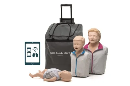 SAM Medical - From: 3611-35125 To: 3615-40009 - Bound Tree Medical Little Family Cpr Training Pack Skin, Incl Little Anne, Little Jr, Baby Anne Manikins, Mats
