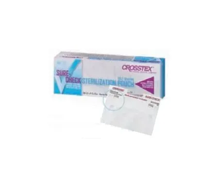 SPS Medical Supply - Sure-Check - SCL12182 - Sterilization Pouch Sure-Check Ethylene Oxide (EO) Gas / Steam 12 X 18 Inch Transparent Self Seal Film