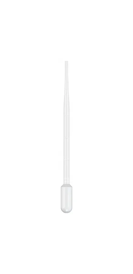 Simport Scientific - From: P200-44 To: P200-521S - Graduated Pipet, 15.6cm Length, 5mL Capacity, Non Sterile, 500/pk, 10 pk/cs