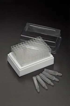 Simport Scientific - From: T105-50 To: T105-51 - 96 Well Storage Rack & Tubes, Non Sterile, 10/cs