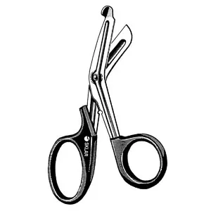 Sklar Instruments - From: 11-1278 To: 11-1281  Multi Cut Utility Scissors, Blue, Angled, Searrated, 6" Overall Length (DROP SHIP ONLY)
