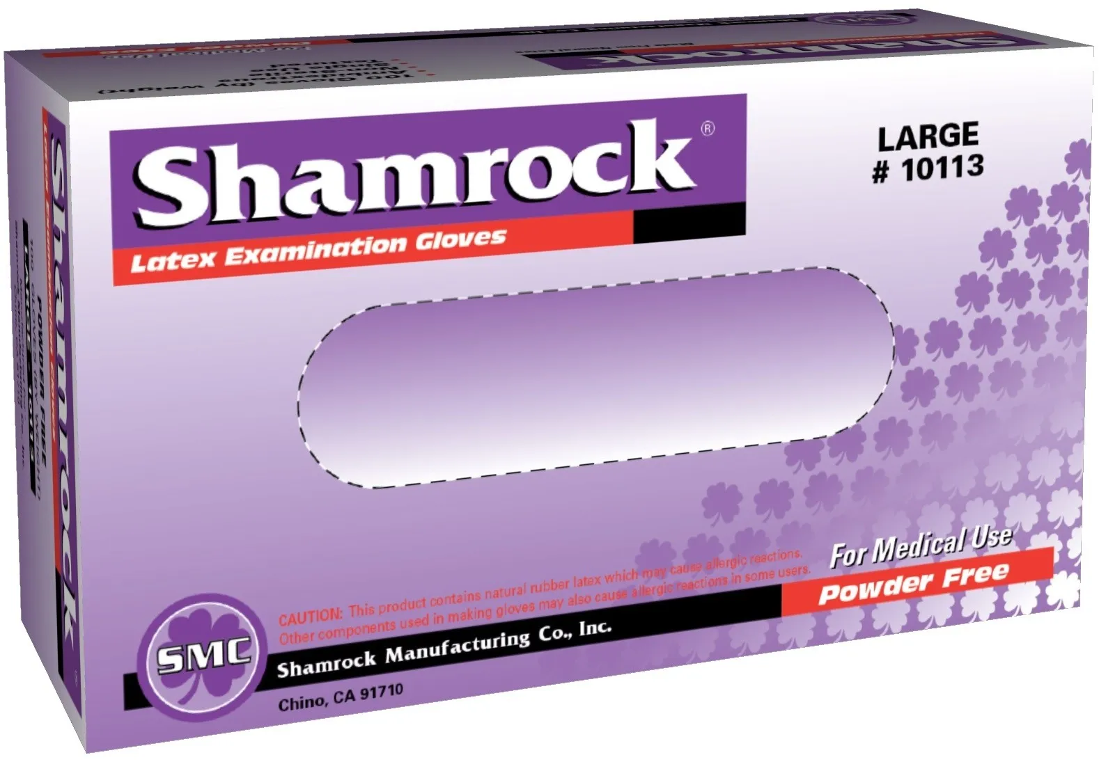 Shamrock - 10110 - 17704 - Gloves and Lubricant-Latex Exam Gloves