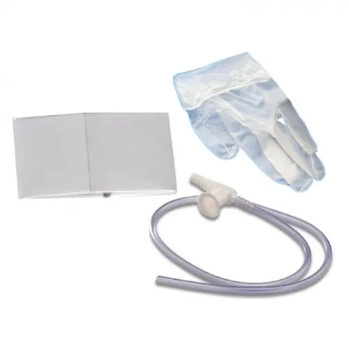Smiths Medical - Maxi-Flo - 625214-1 - Asd Maxi Flo Maxi Flo Suction Catheter Kit, 14 fr, Looped Catheter 2 Vinyl Gloves Pop up Basin French