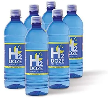Sunset - CAPH2O-6 - H2Doze Cpap Bottled Distilled Water, 16.9Oz Bottles